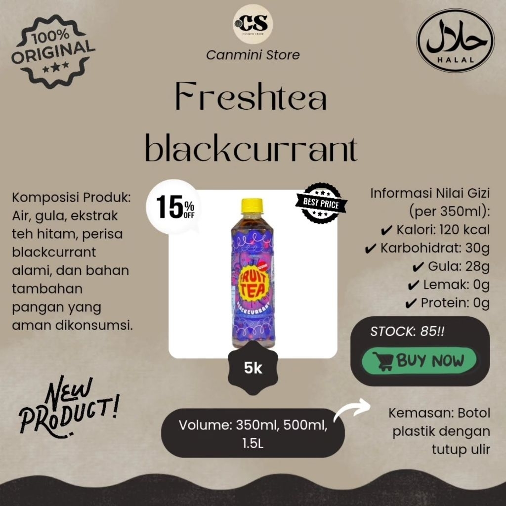 

Freshtea Blackcurrant