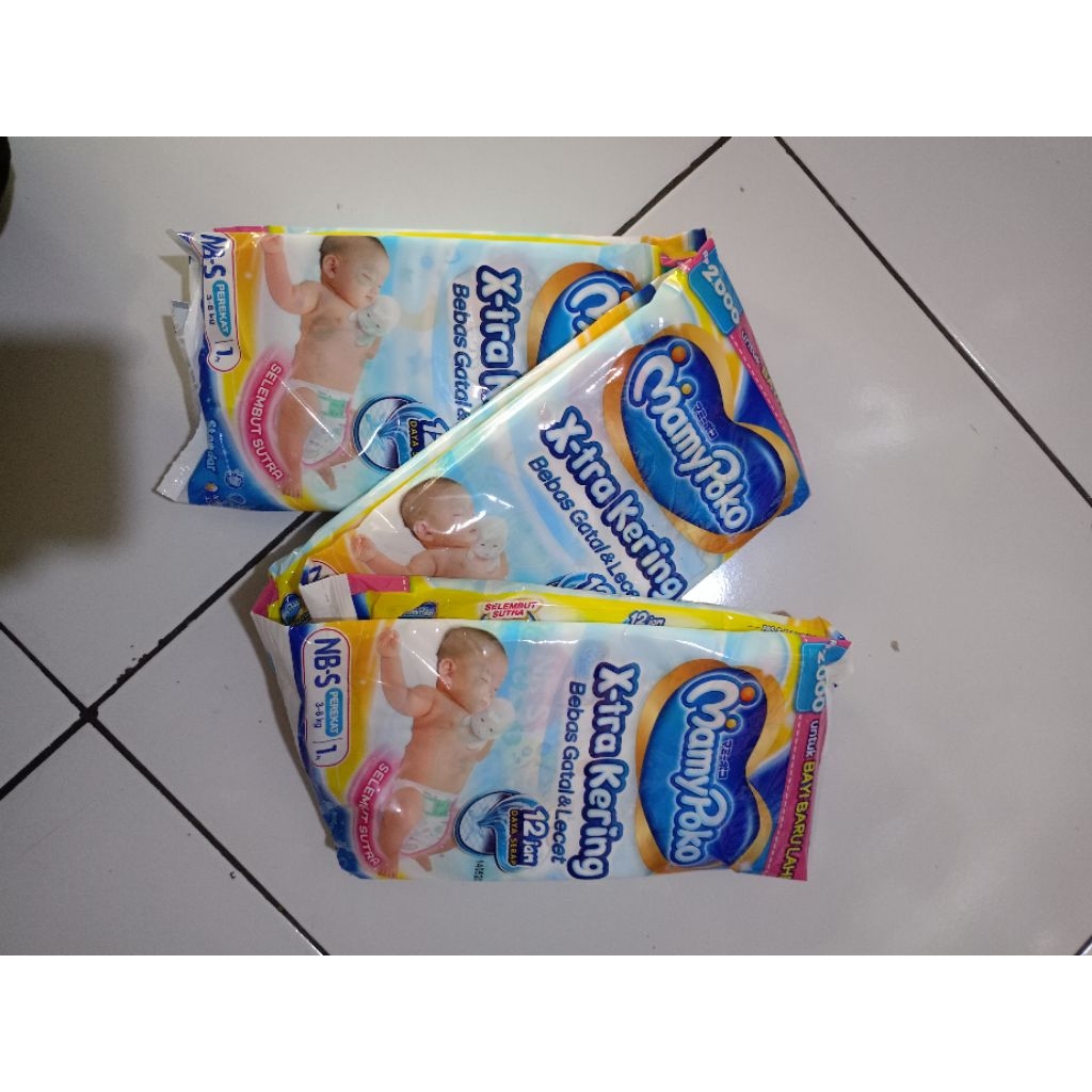Popok bayi perekat Mamypoko renteng