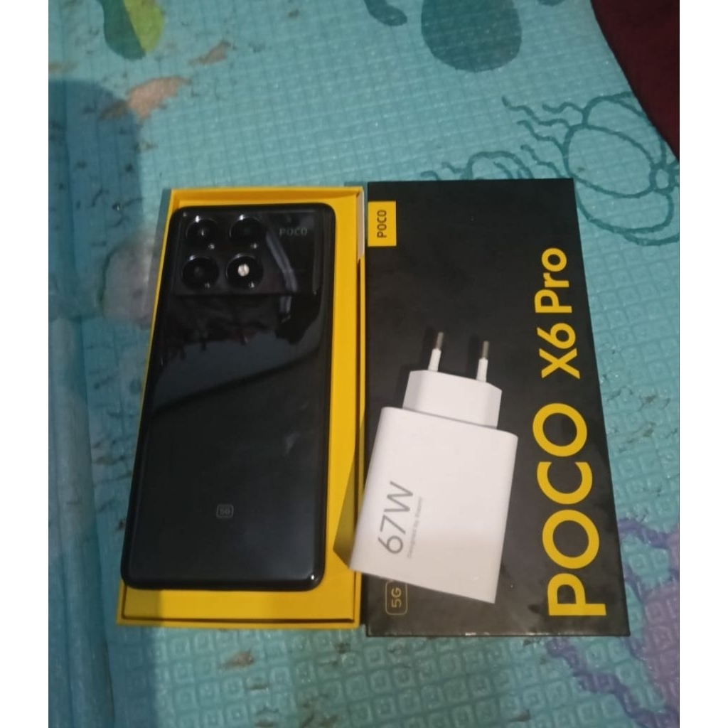 POCO X6 PRO 12/512 FULLSET HP SECOND LIKE NEW