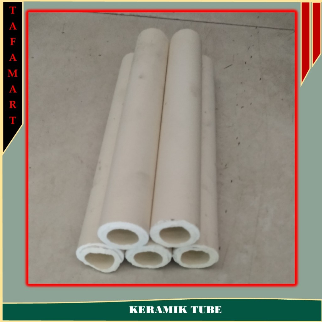 Pipa keramik diameter 20mm tahan panas tinggi isolator ceramic tube heater isolator tahan panas supp