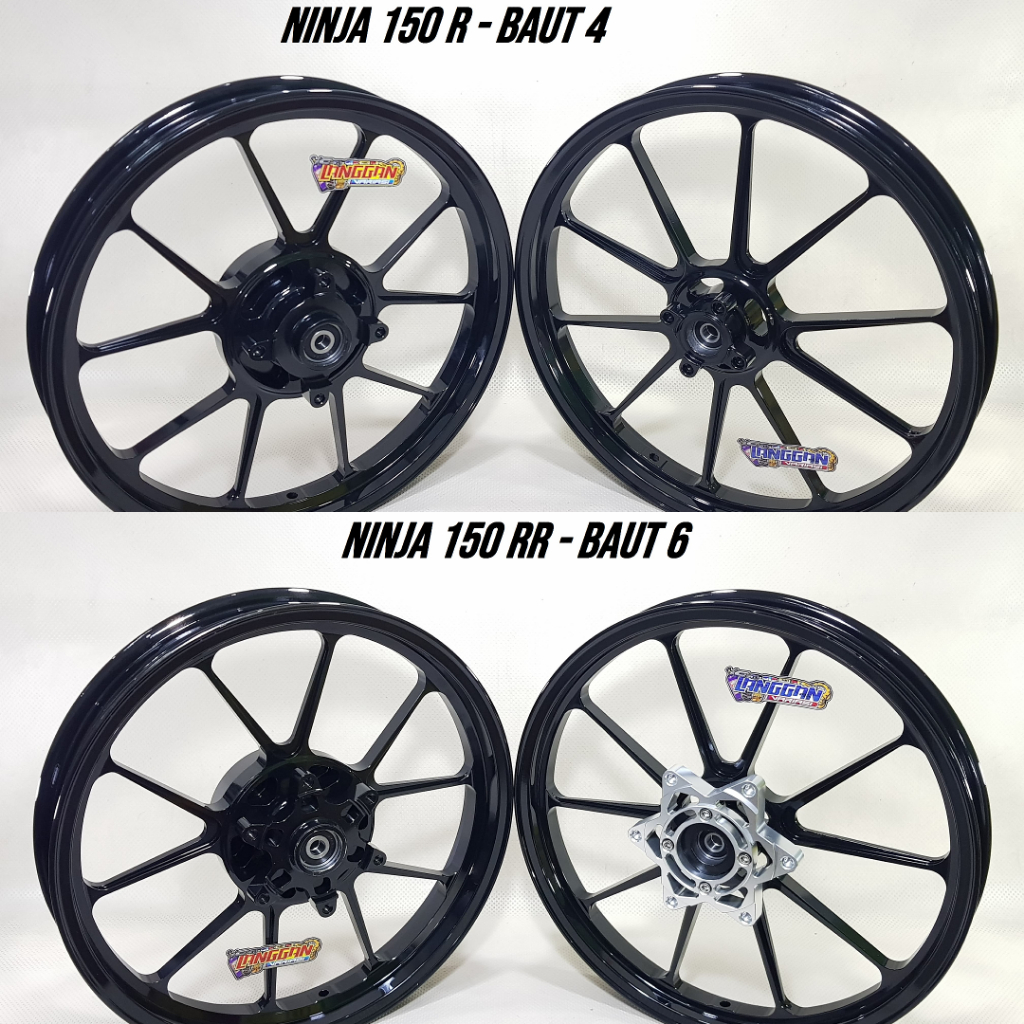 Velg Racing DND Delkevic V-Speed V SPEED Ninja 150 N150 R SS / RR ZX P10 Palang 10 Ring 17