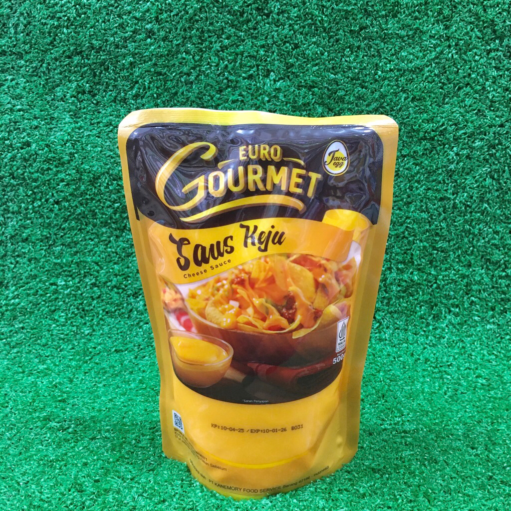 

Euro Gourmet Saus Keju Kemasan Pouch Cheese Sauce 500gr Lokal HALAL