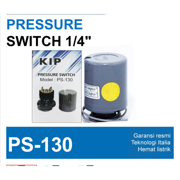 ~TOOLS MASTER~KIP OTOMATIS POMPA PS-130 KIP 1/4" / Otomatis Pompa Air Kip 1/4" inch