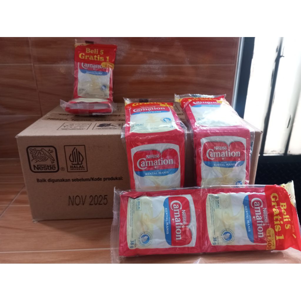 

Nestle Carnation sachet 1 Karton - susu kental manis