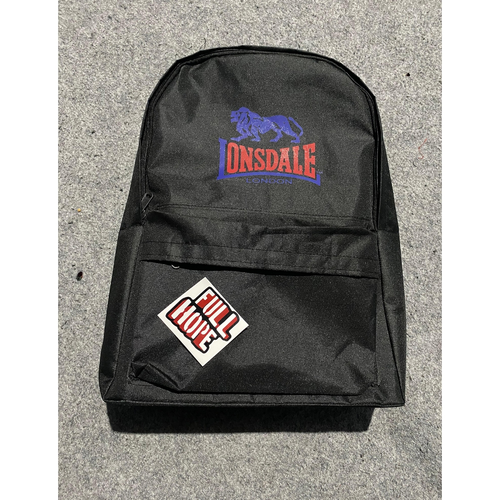 TAS RANSEL CASUAL LOGO LONSDALE - TAS LAPTOP LONSDALE