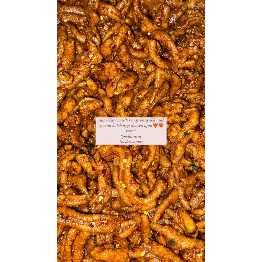 

1 KG USUS CRISPY (PEDAS ASIN)