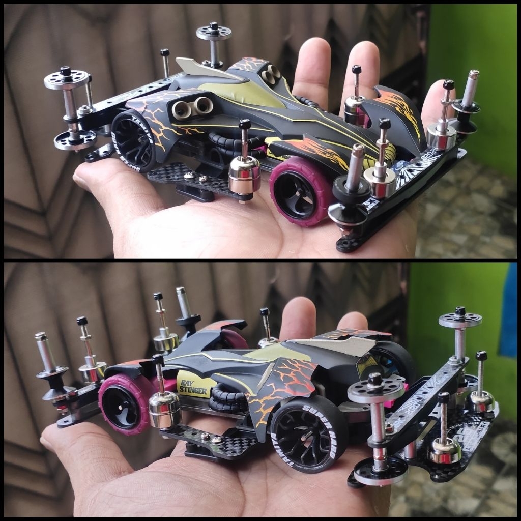 Tamiya - Damper Style 50, STO Rocky Super2 ABS Ray Stinger, RTR Siap Pakai