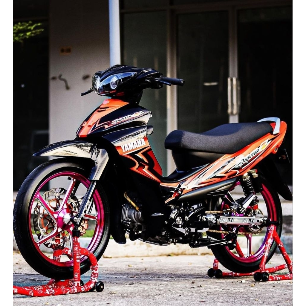 Striping Lis Sticker Standar Ori Yamaha Jupiter Z 2006 Oren Striping Jupiter z oren 2006 Sticker Jup