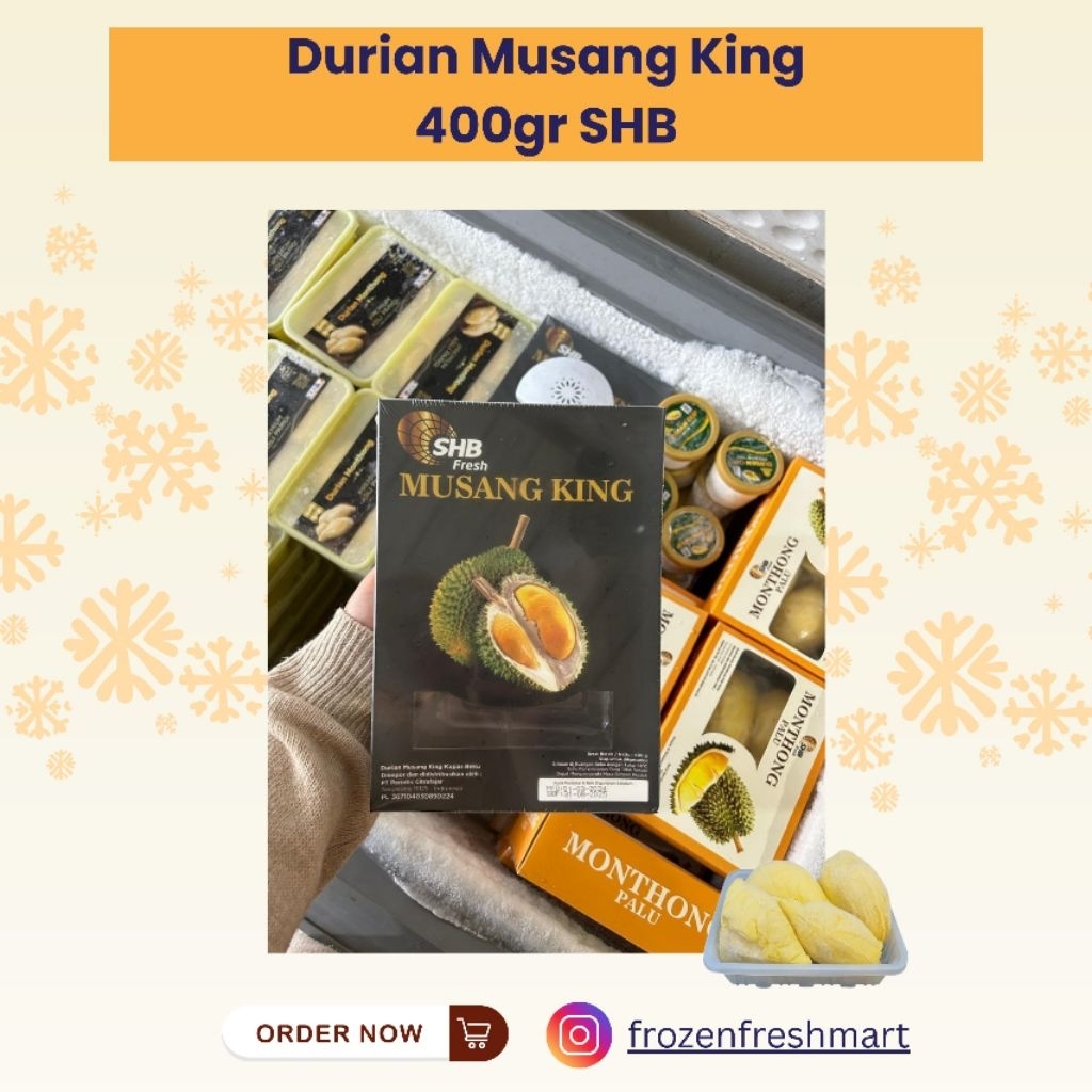 

Durian MUSANG KING 400 gr SHB