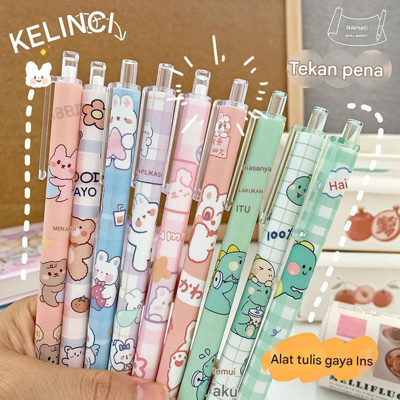 

PULPEN GEL MOTIF KARTUN BOX KERTAS ISI 6