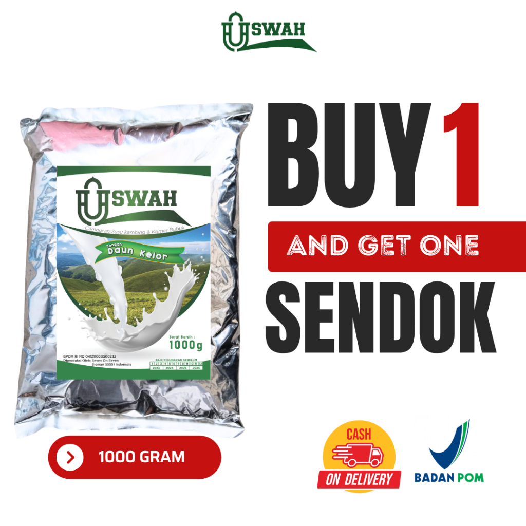 

Susu Kambing Etawa USWAH – Nyeri Sendi Tulang Lambung BPOM 1kg