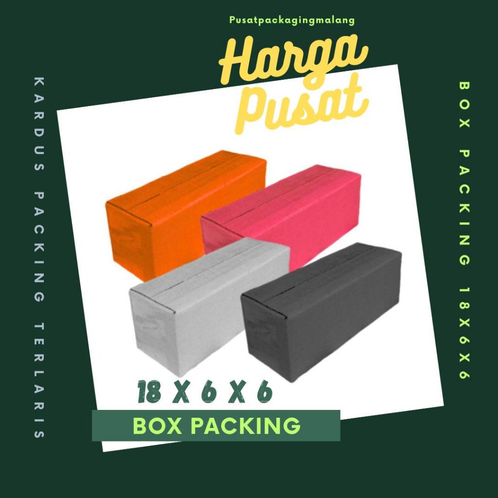 

Box 18x6x6 A1 Kardus 18x6x6 Dus Botol 18x6x6 Kotak Packing Souvenir Tumblr Madu Cuka Pusat Packaging