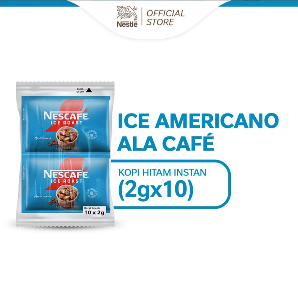 

Nescafe Ice Roast Kopi Instan Americano Bag 10 x 2 gr