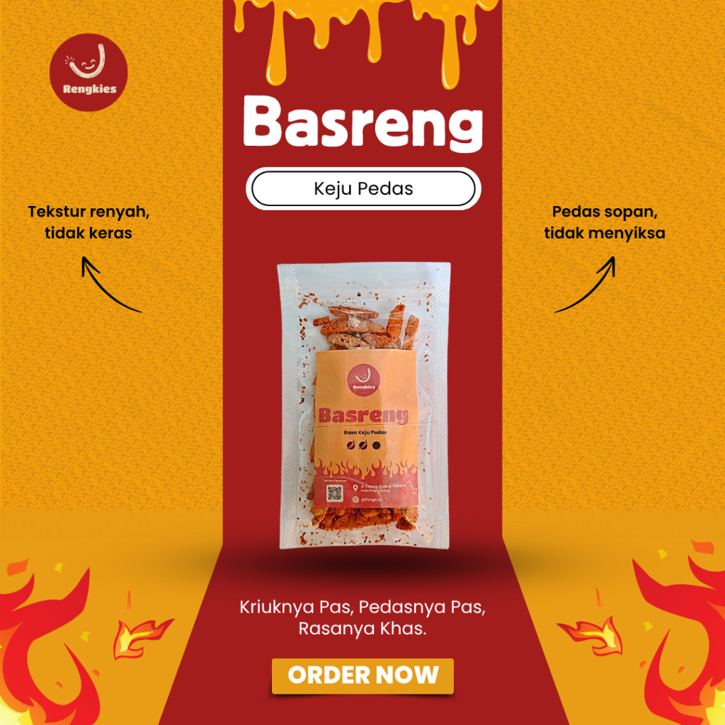 

Basreng Keju Pedas | Renyah Kriuk Gak Keras | Pedasnya Sopan Bikin Nagih