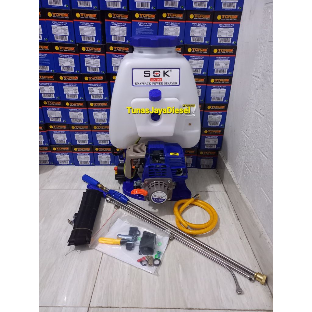 Semprotan Hama Bensin Knapsack 4Tak 2Tak Power Sprayer