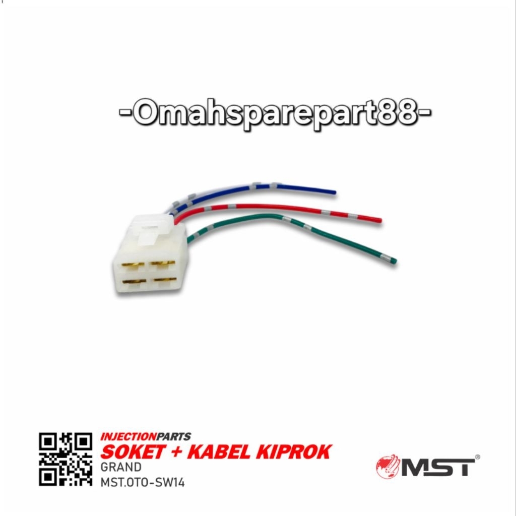 soket kiprok regulator honda grand mst