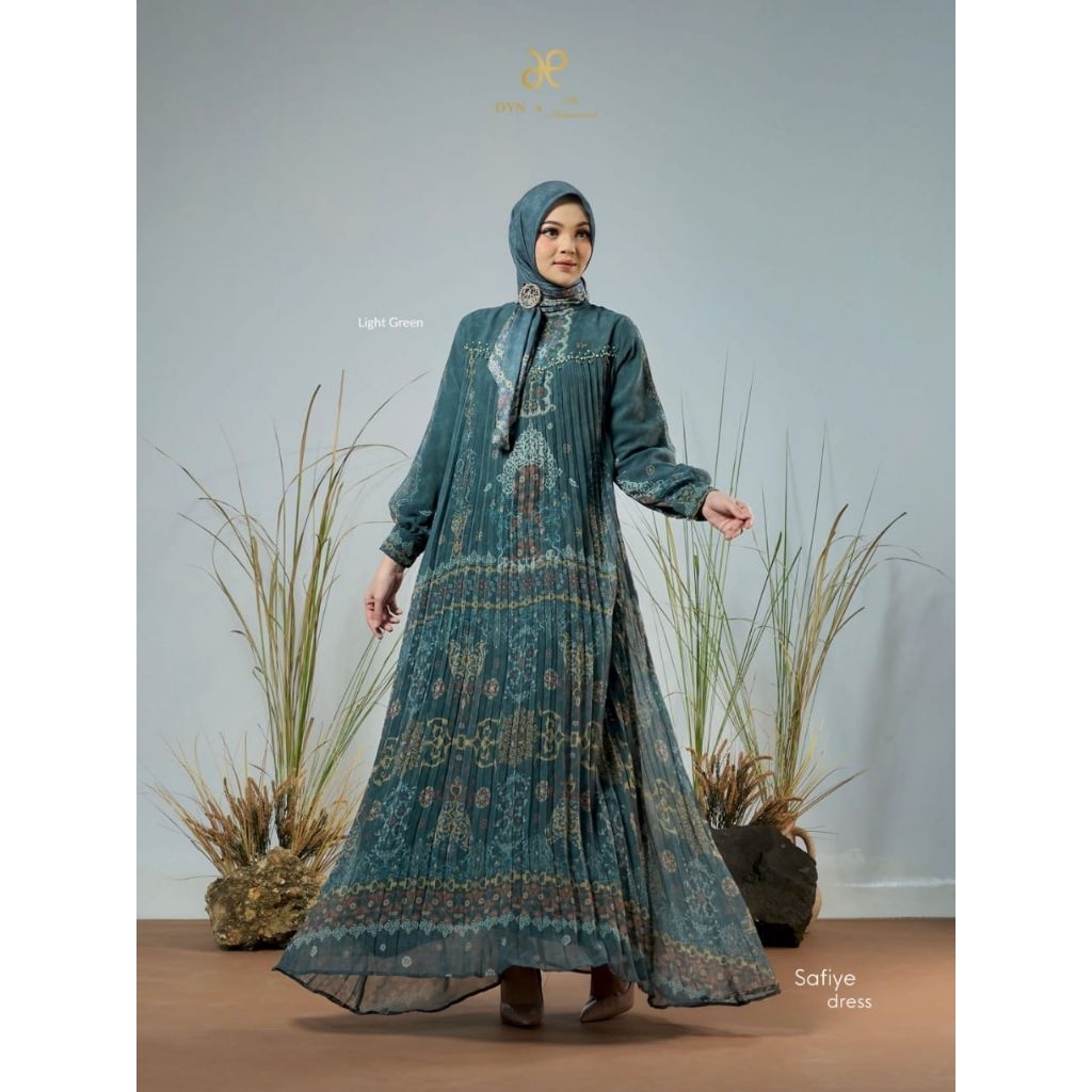 DYN-SAFIYE DRESS BY DYN CLOTHINGLINE/DYN CLOTHINGLINE ORIGINAL/GAMIS DYN ORI/GAMIS DYN CLOTHINGLINE 