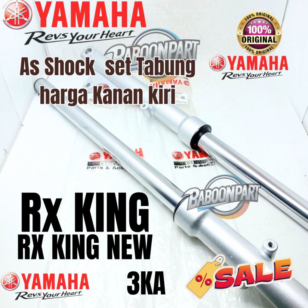 Original As shock Set Tabung 3KA ,rk king Rx king NEW,Yamaha Original Kanan kiri