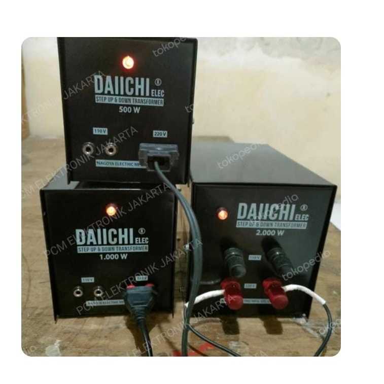 RH8364 step up step down daiichi 1500w 1500 watt 220v ke 110v 220 volt 110 by PCM LTC GLODOK