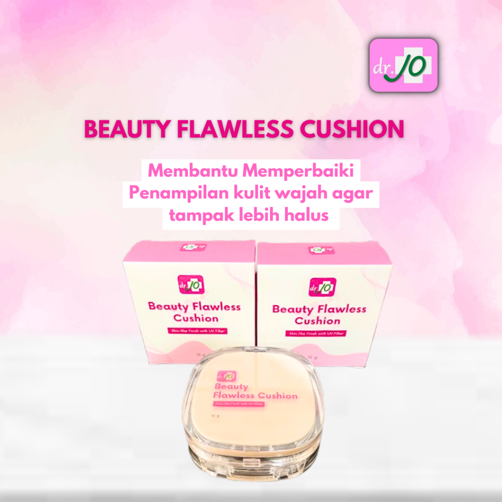 DR JO CUSHION BEAUTY FLAWLESS | CUSHION KLINIK DR.JO BPOM AMAN HALAL