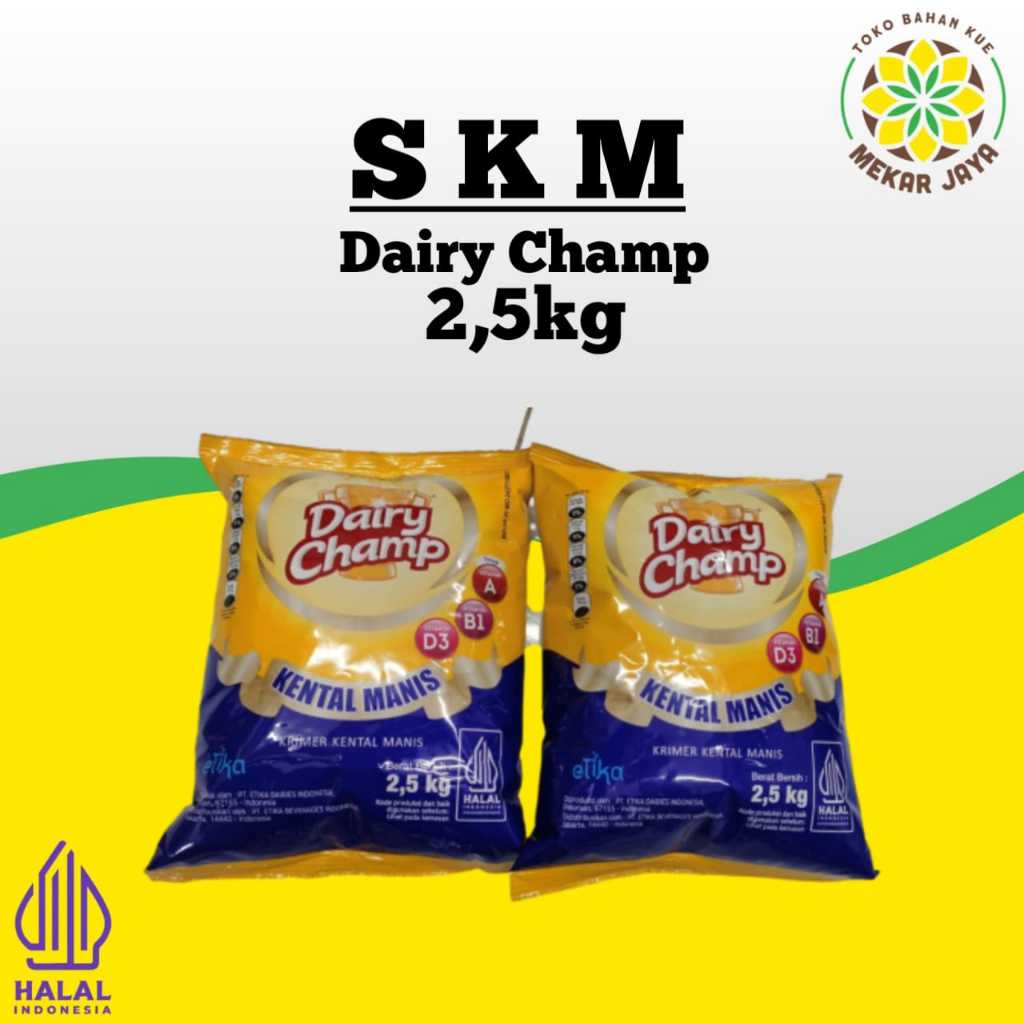

SKM DAIRY CHAMP 2,5KG/Susu Kental Manis Dairy Champ 2,5kg