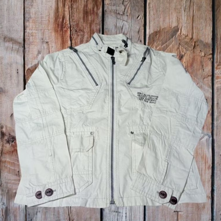 Jacket Outdoor Semi Parka Non Hoddie DOHC Branded