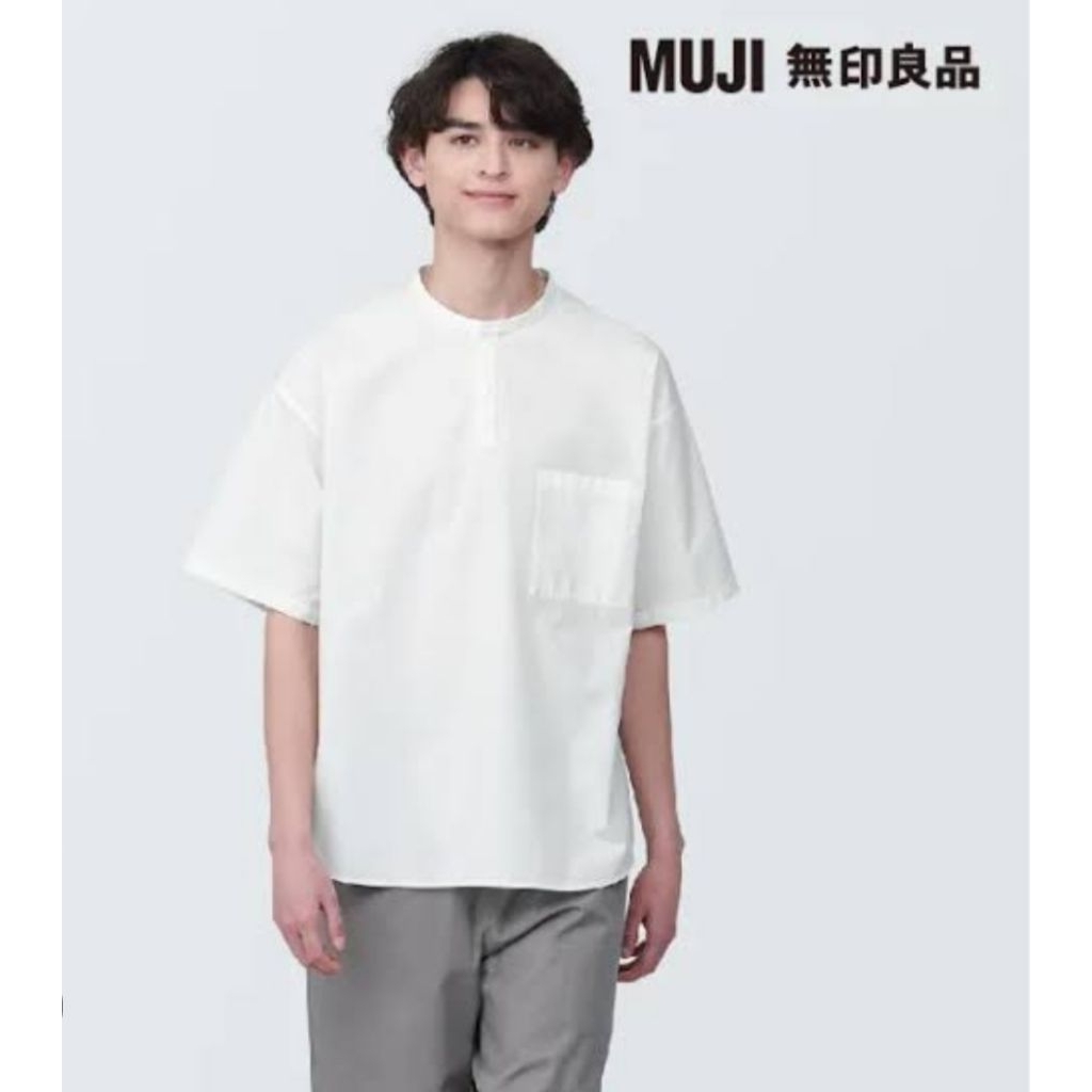 Atasan Pria Koko Putih Branded Ori Preloved Second