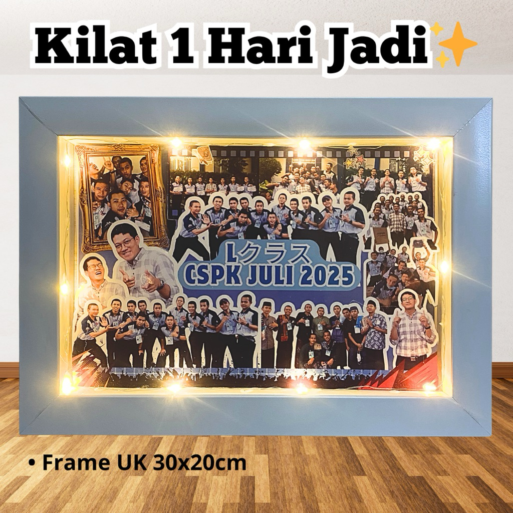 frame perpisahan / kado guru / hadiah perpisahan / kado custom frame scrapbook