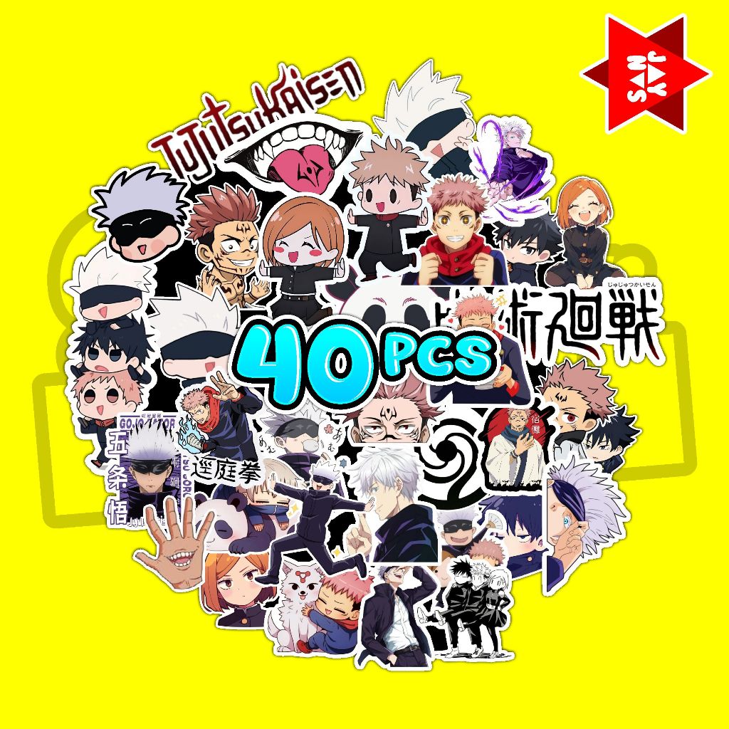 

STIKER PACK KARTUN ANIME JUJUTSU KAISEN 40 PCS STIKER PACK VIRAL STIKER PACK AESTHETIC STIKER ESTETIK STITCH STIKER LAPTOP