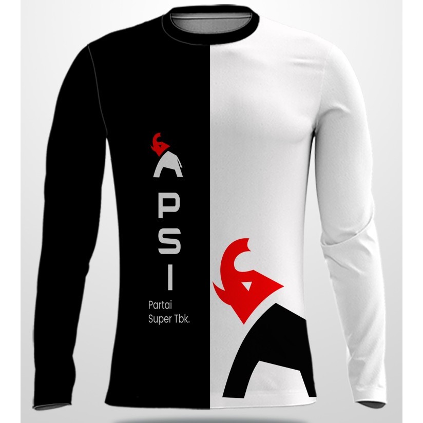 PSI / Kaos Baju Partai PSI / Baju Partai PSI Partai Super Tbk logo terbaru 2025