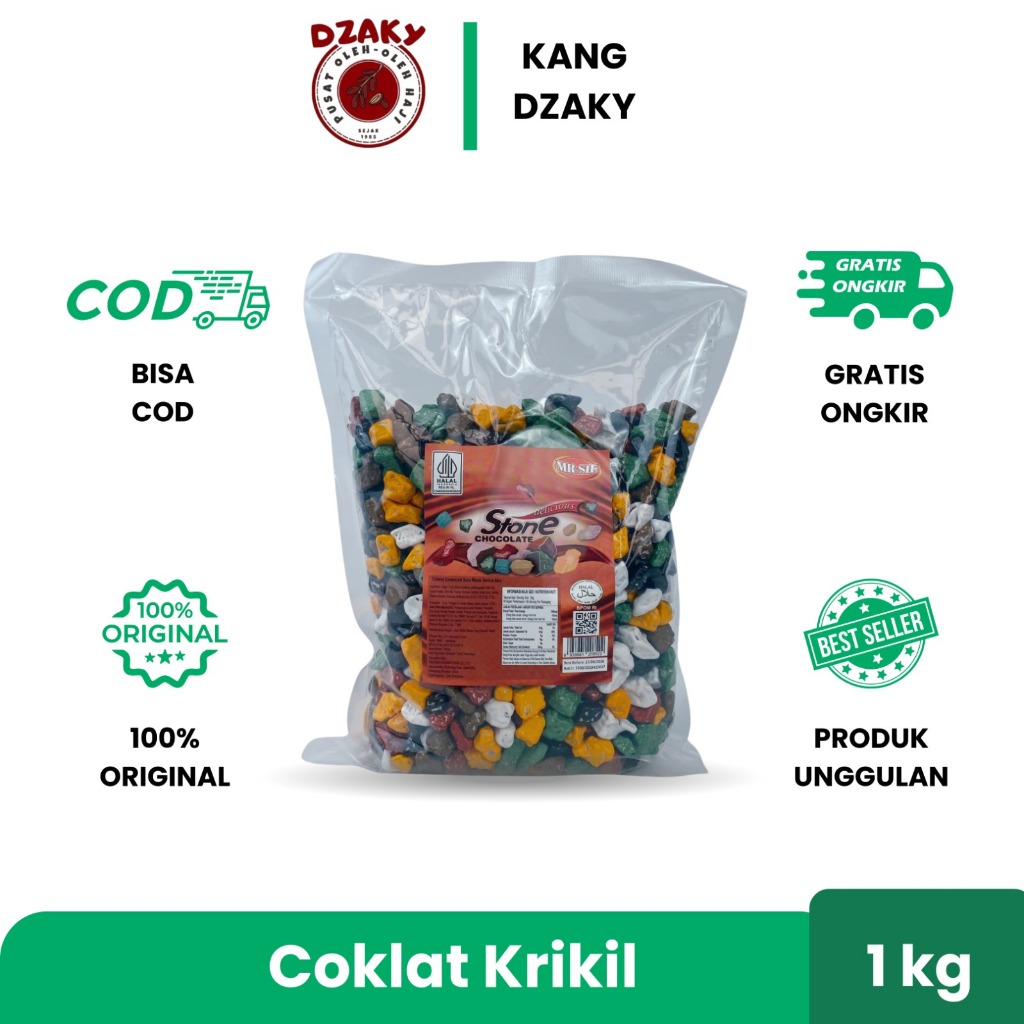 

Coklat Kerikil | Permen Coklat | Batu Arab 1 kg OriginalCoklat Kerikil