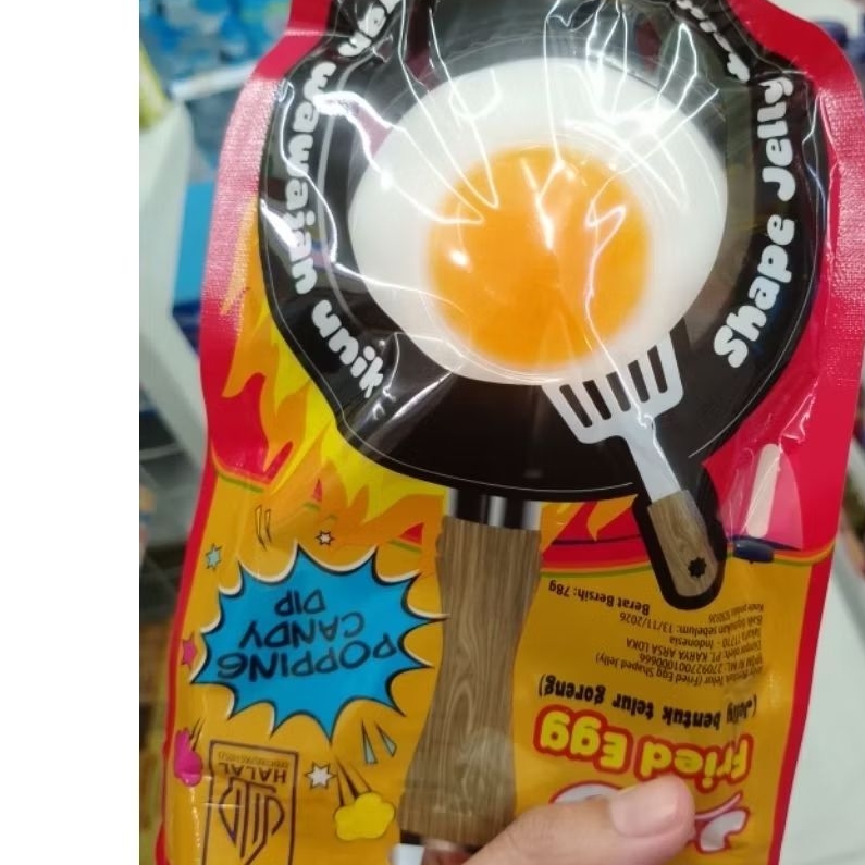 

GUMMY JELLY CANDY FRIED EGG TELOR CEPLOK