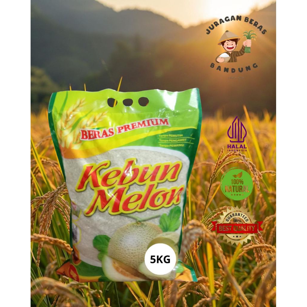 

Beras Pulen Cap Kebun Melon 5 Kg 20 Kg 1 Krg
