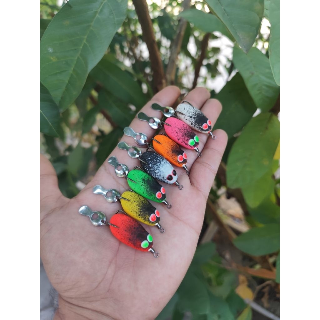 Soft Frog Jaws 3cm Soft Frog rasa Jaws Blade entong BRISIX katakita