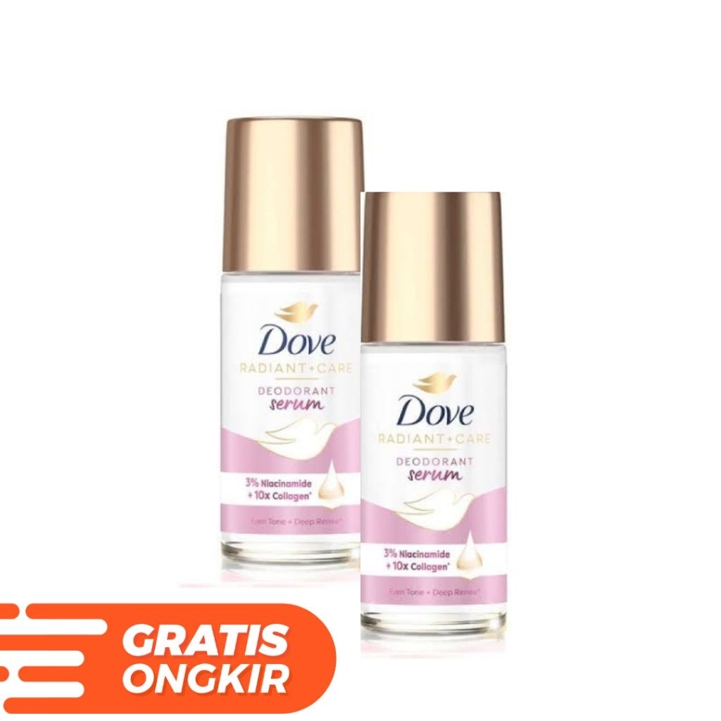 DEODORANT DOVE R/O PINK 3% NIACINEMDE+ 10X COLLAGEN/1PC