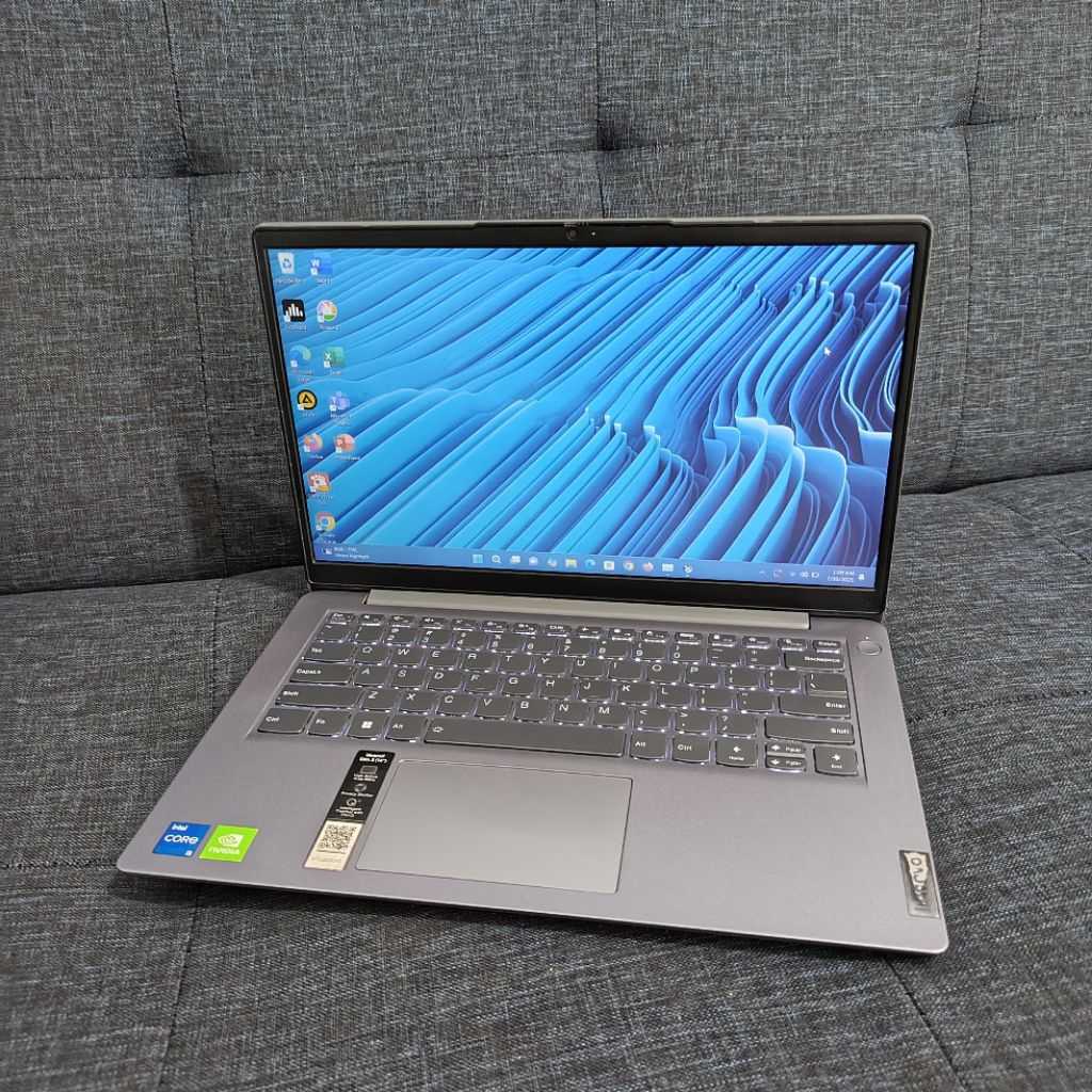 Laptop Second Like New Lenovo IP Slim 3 i5-1155G7 RAM 8GB SSD 512GB Nvidia Mx350 14"FHD IPS Dual VGA
