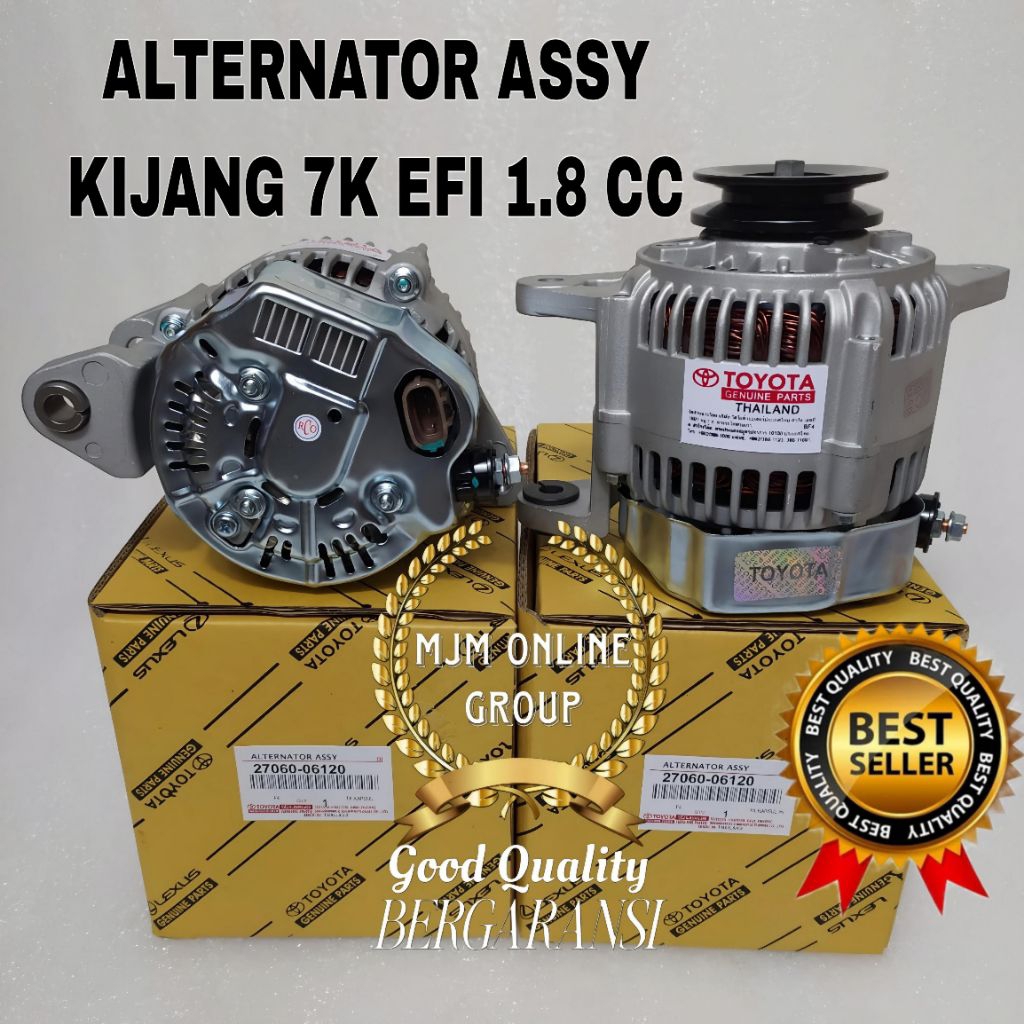 Alternator Assy Dinamo Cas Amper Kijang Kapsul Efi 7K 1.8 CC 27060-06120