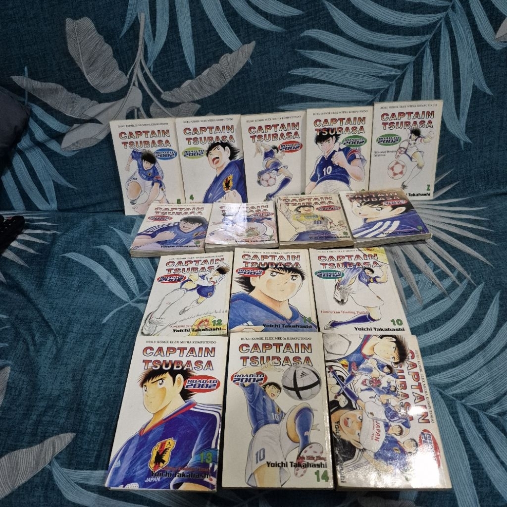 Paket Buku Komik Captain Tsubasa Road To 2002 World Vol 1-15 Tamat Set Lengkap