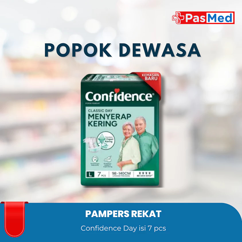 Confidence Popok Dewasa / Pampers Rekat Uk M,L, XL - PASMED