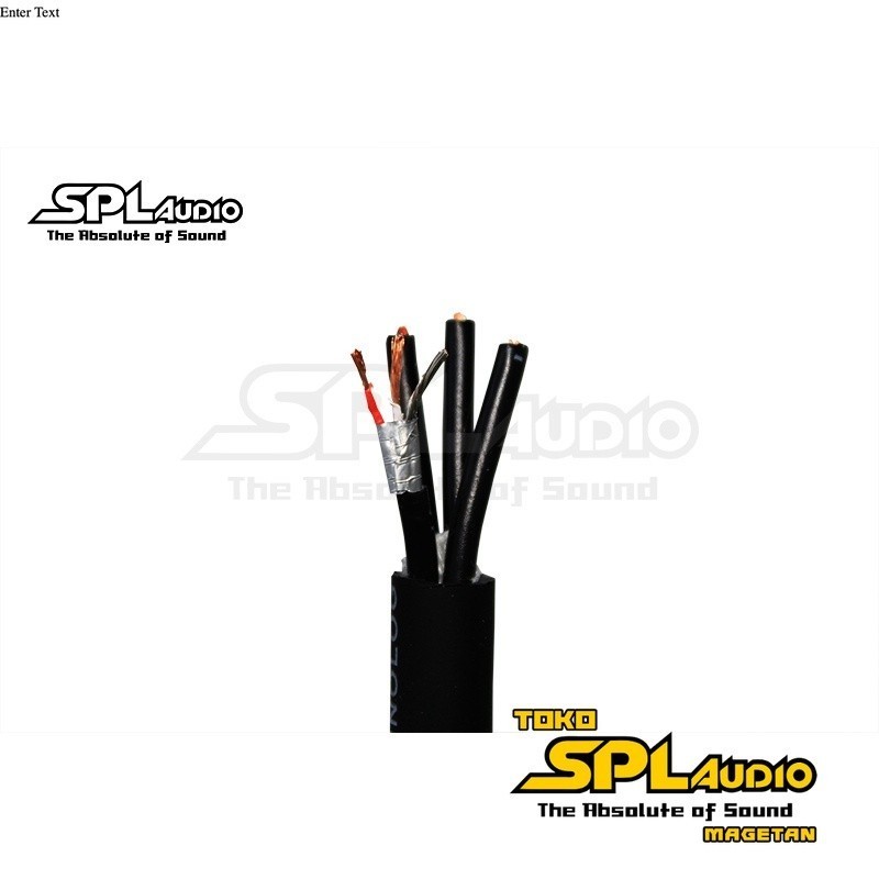 SPL Audio Cable Snake CSA-04 Hitam ORI SPL AUDIO Harga Per Meter