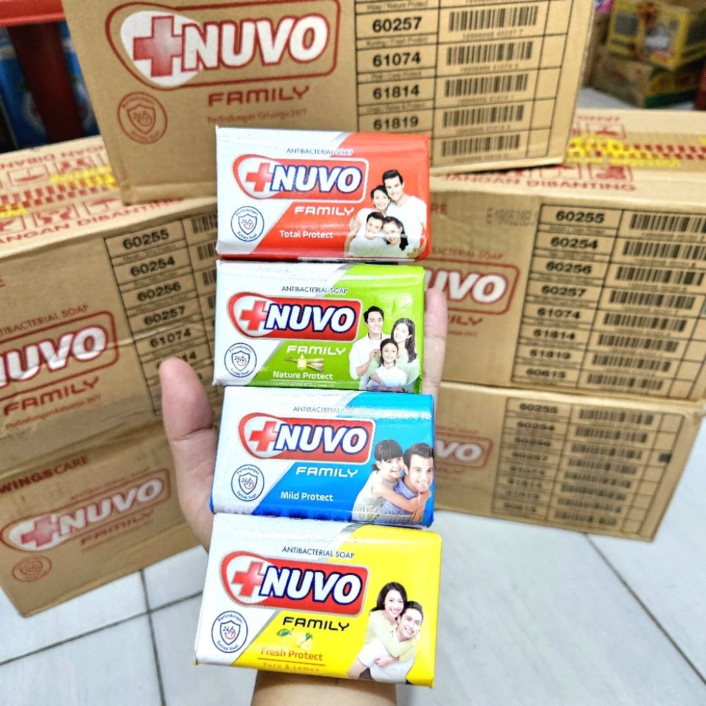 1 Dus Nuvo Sabun Mandi isi 72 Pcs