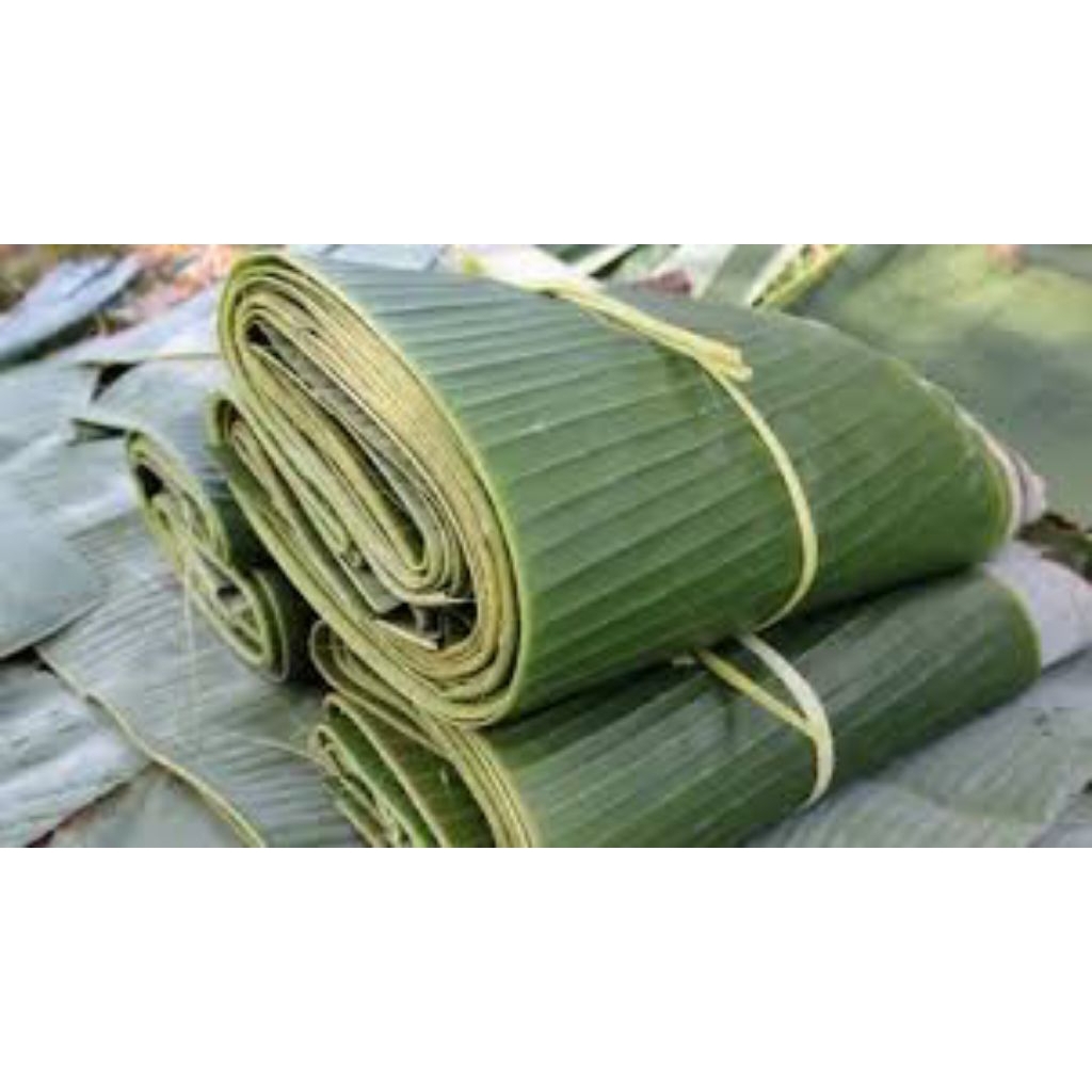 

Daun pisang untuk bungkus pepes ikan/bungkus lontong dll