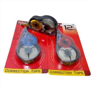 

3 PCS / 1 PCS CORRECTION TAPE JOYKO TIPE-X ROLL, TIP EX PITA KOREKSI 5mm X 12 meter HARGA 1 PCS