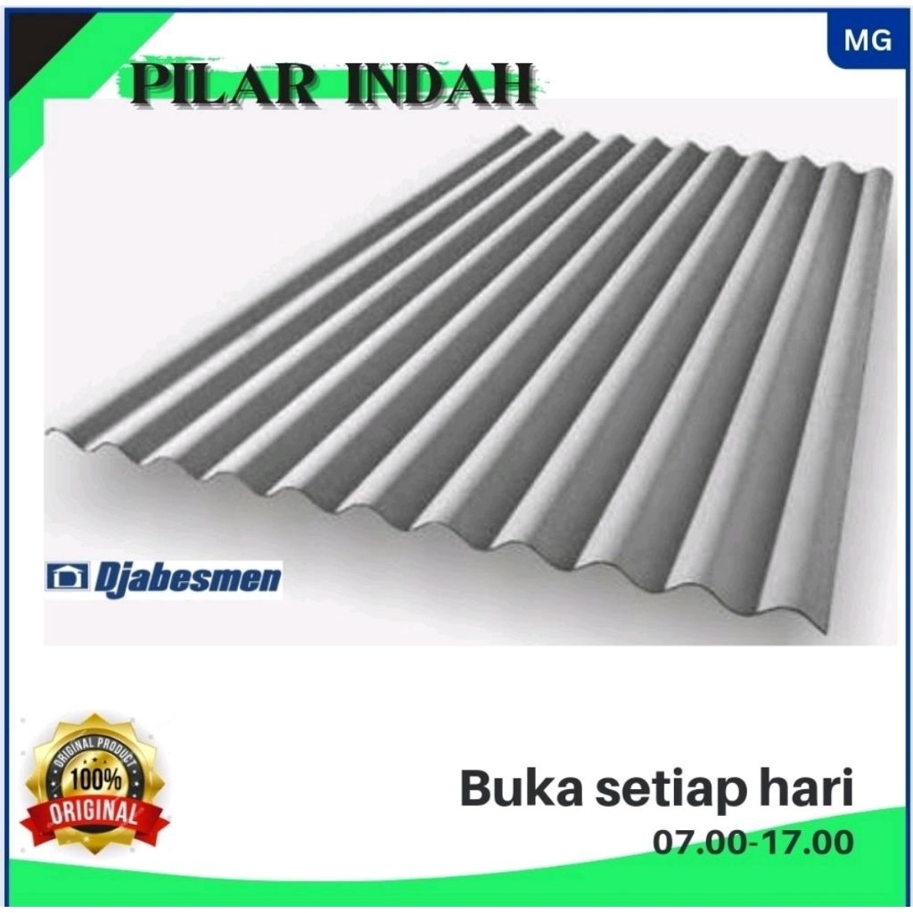 ASBES DJABESMEN GELOMBANG KECIL