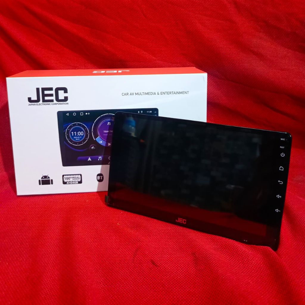 Head unit Android JEC sishio Ram 4/64 ukuran 9inch