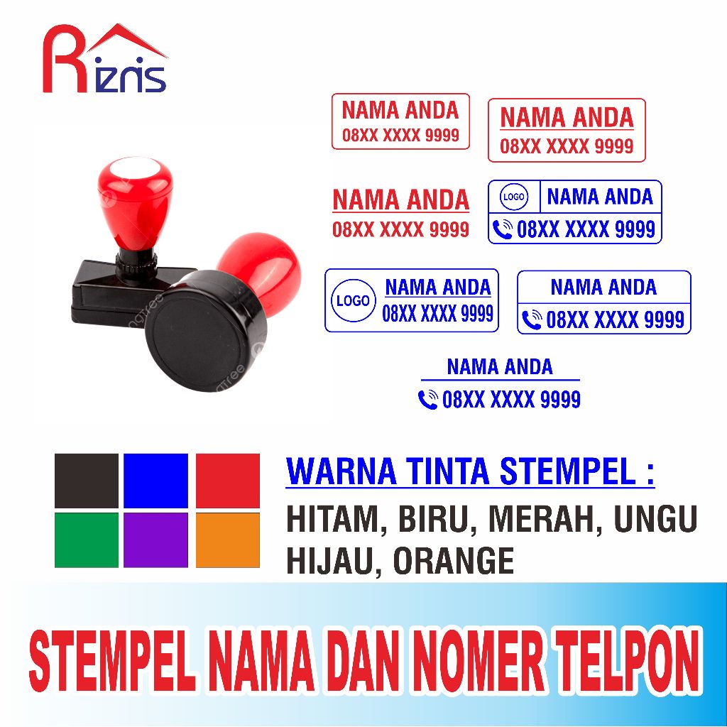 

STEMPEL NAMA DAN NOMER TELPON