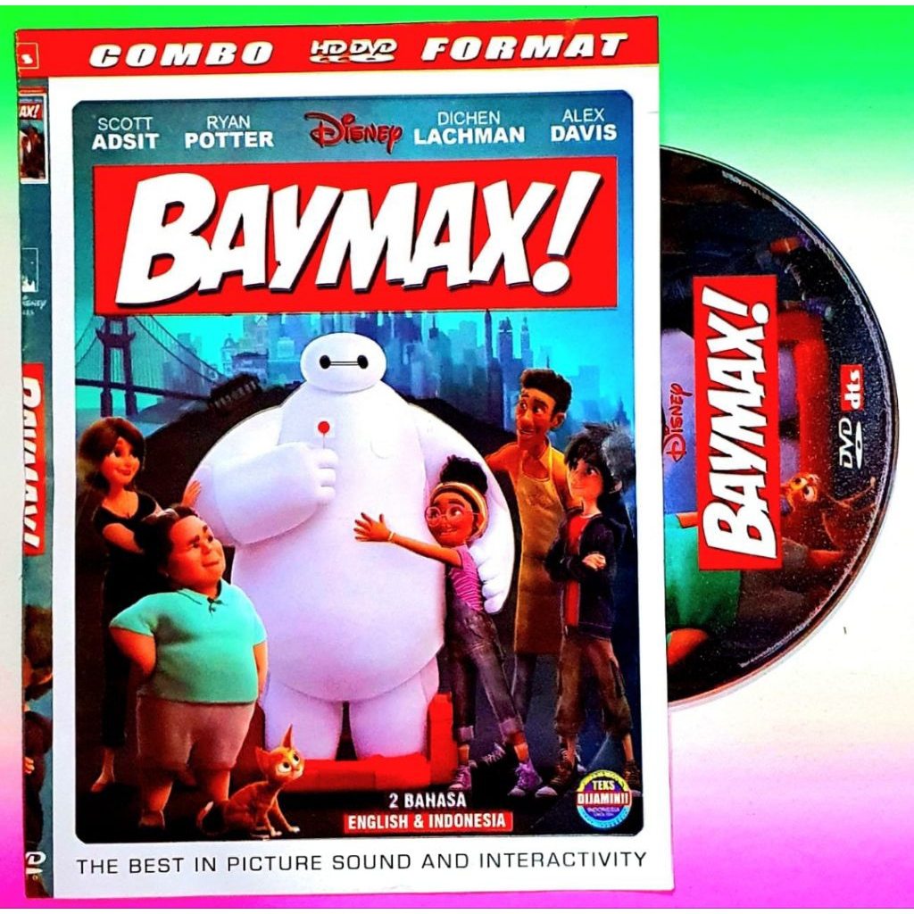 KASET DVD BAYMAX - KASET DVD ANAK-ANAK - KASET DVD ANIMASI ANAK BAYMAX