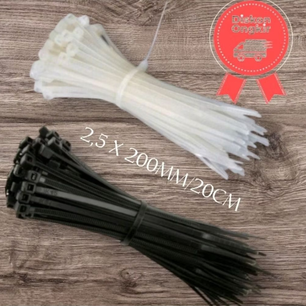 

Kabel Ties 2,5 X 200MM / 20CM Berkualitas