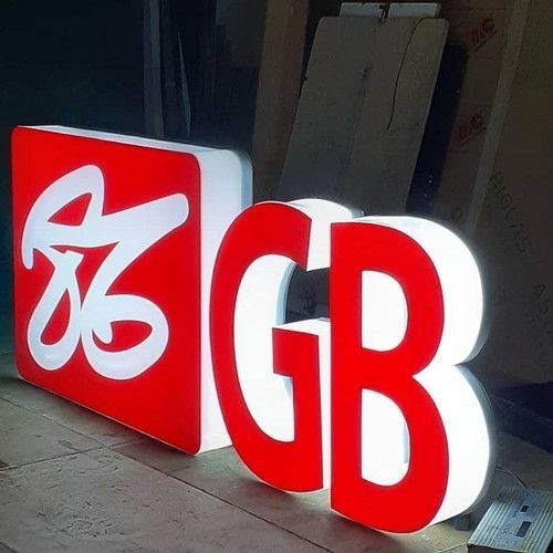 Huruf Timbul LED Tulisan Latter Acrylic LED CUSTOM