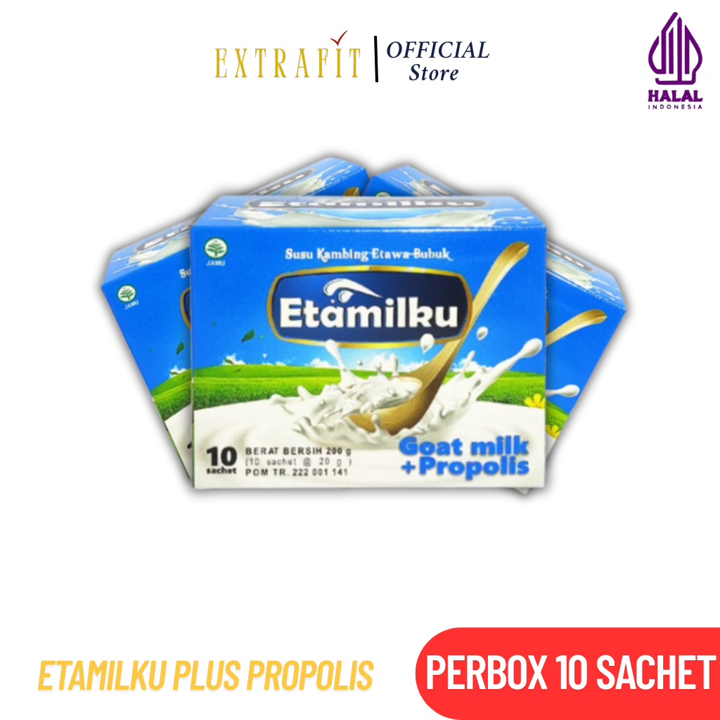 

Susu Kambing Etamilku Plus Propolis Isi 10 Sachet